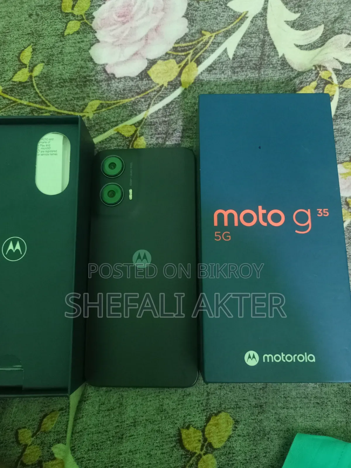 নিউ মটোরোলা মোটো জি৩৫ ১২৮ জিবি ব্ল্যাক