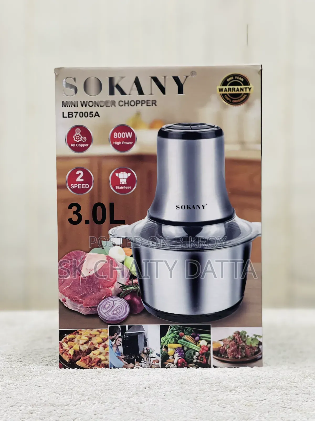 Sokany 800watt Meat Grinder and Blender