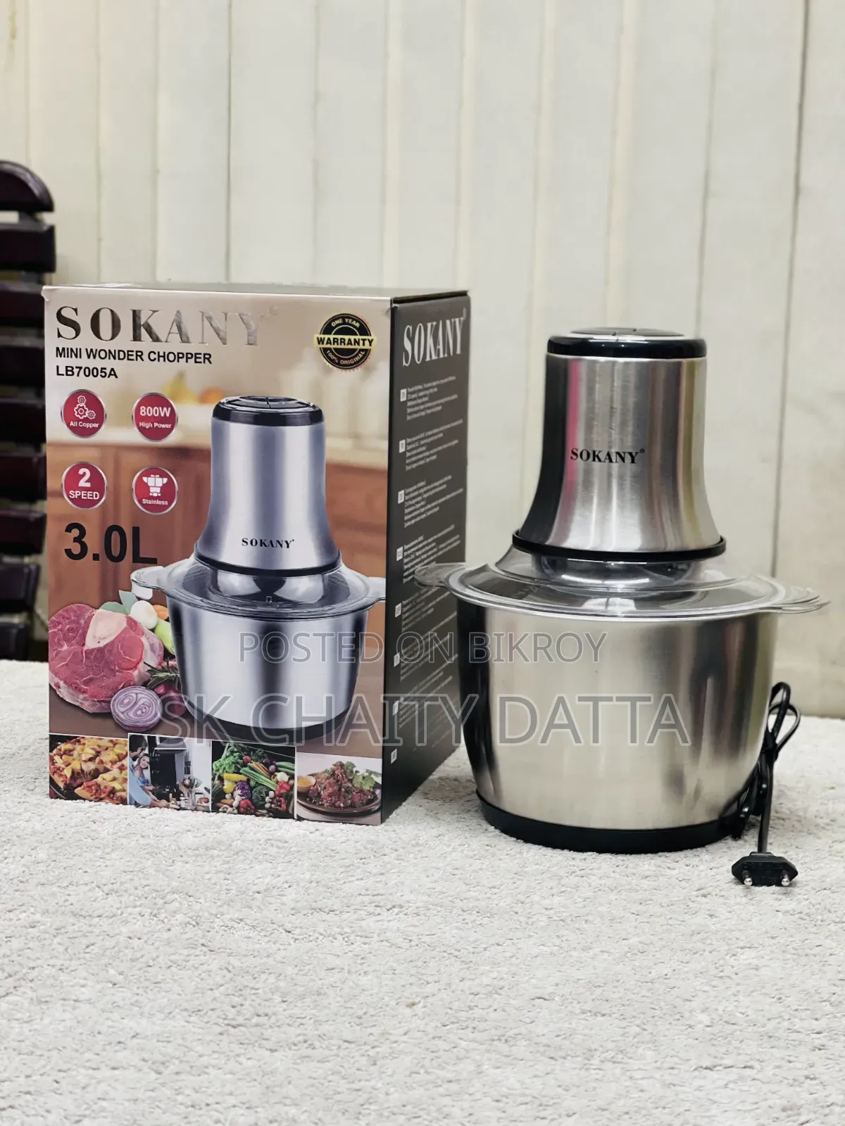 Sokany 800watt Meat Grinder and Blender