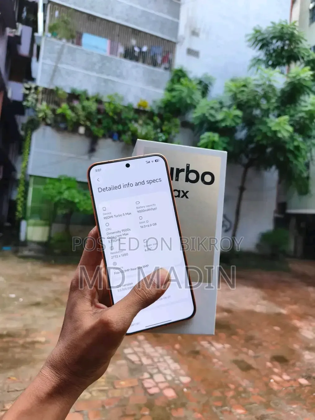 শাওমি রেডমি টার্বো ৫ ম্যাক্স ২৫৬ জিবি অরেঞ্জ