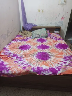 ৬/৫ খাট মেহগনি কাঠের । মজবুত টেকসই