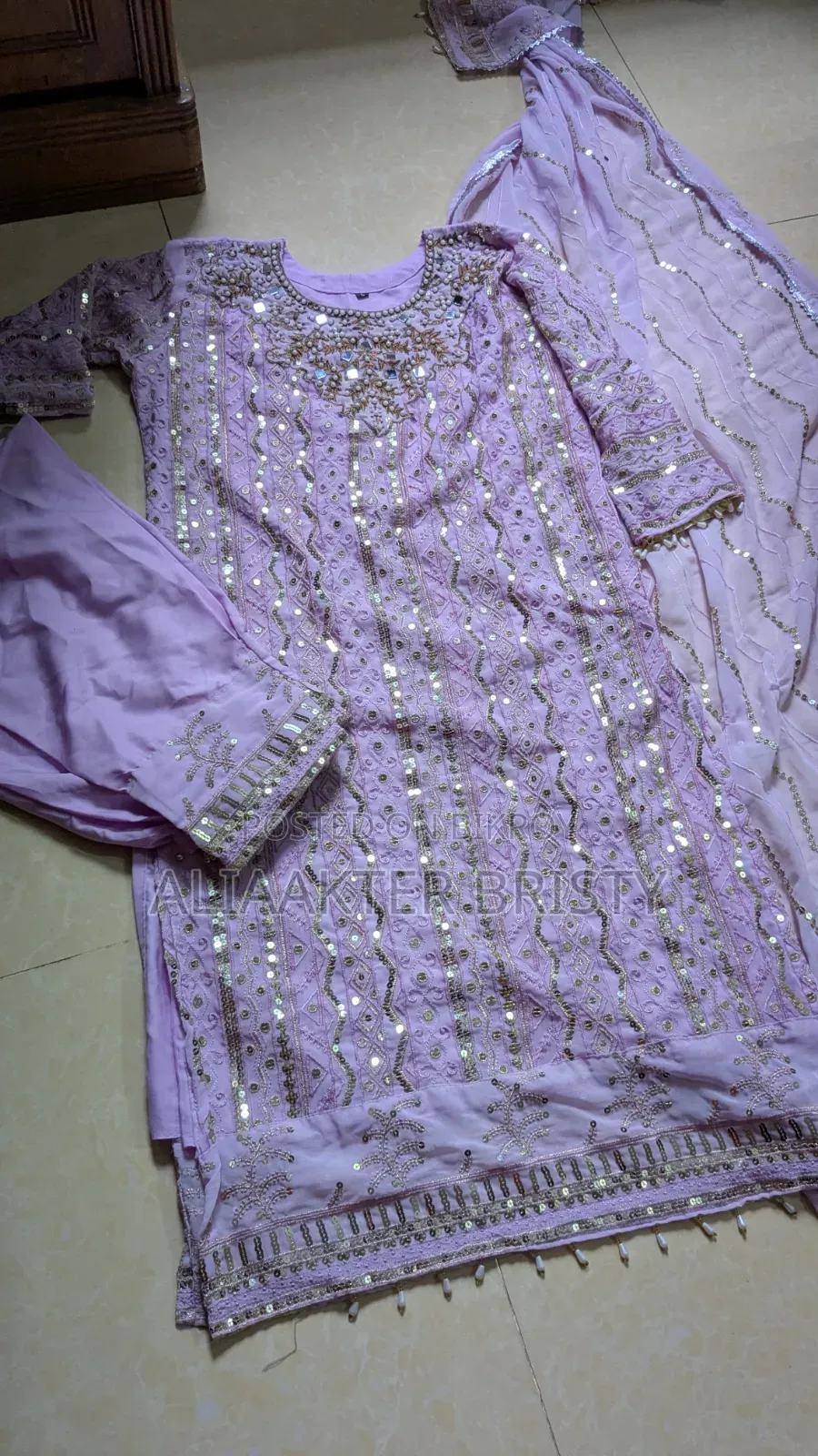 জর্জেট থ্রি পিস