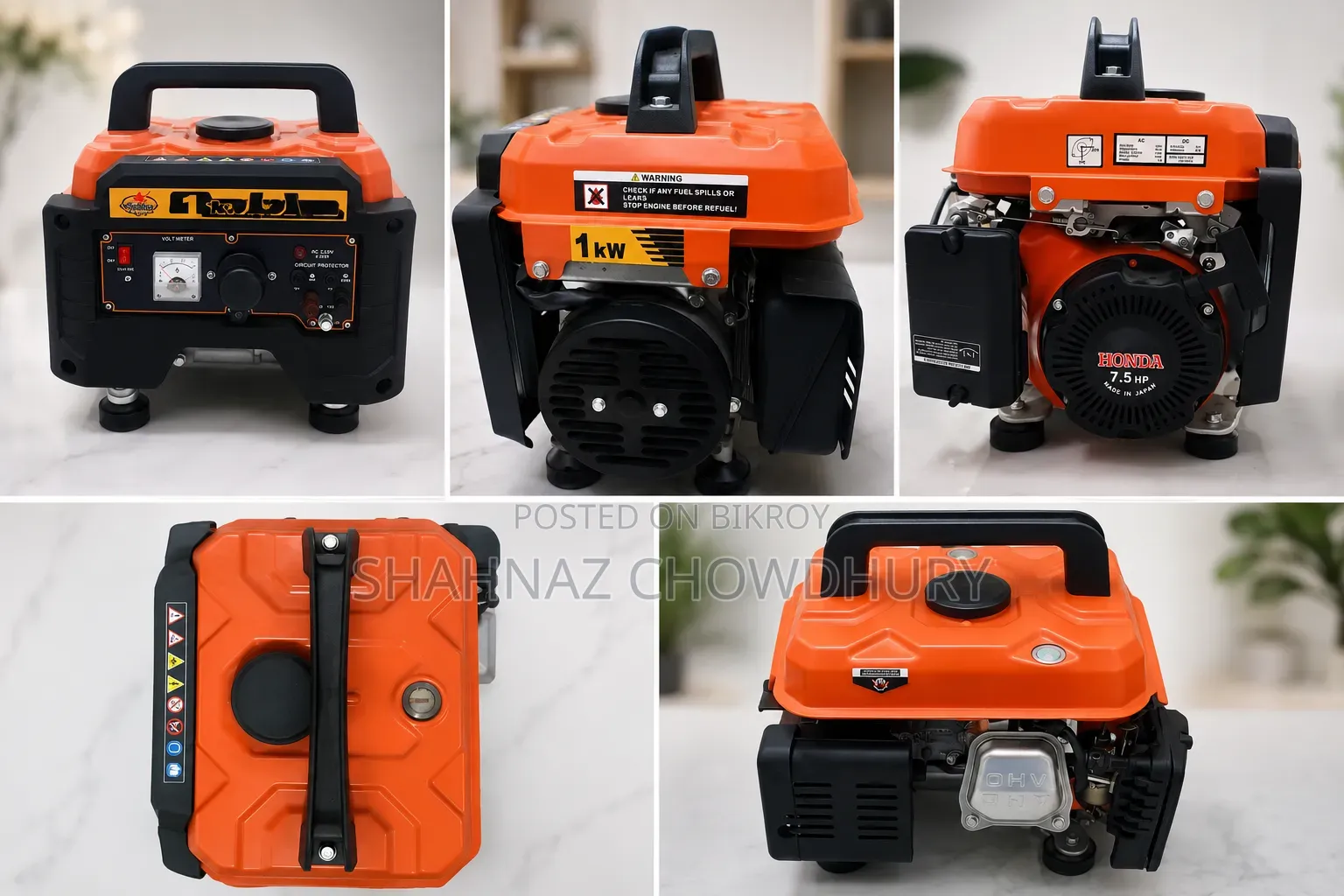 Honda 1 Kilowatt Four Stroke Generator