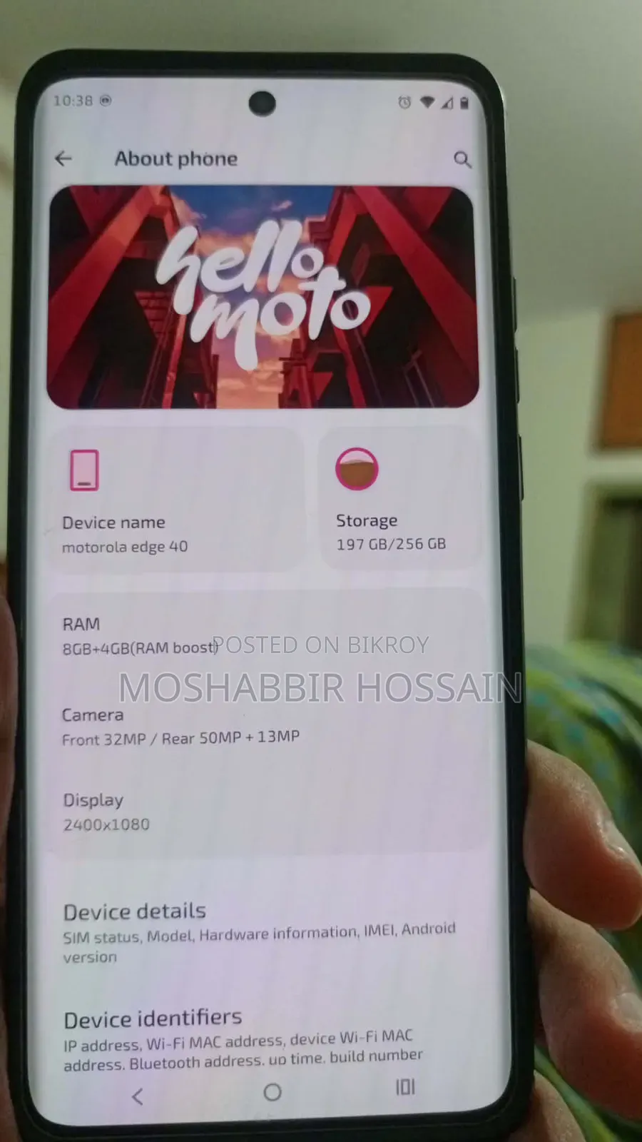 Motorola Edge 40 256 GB Red