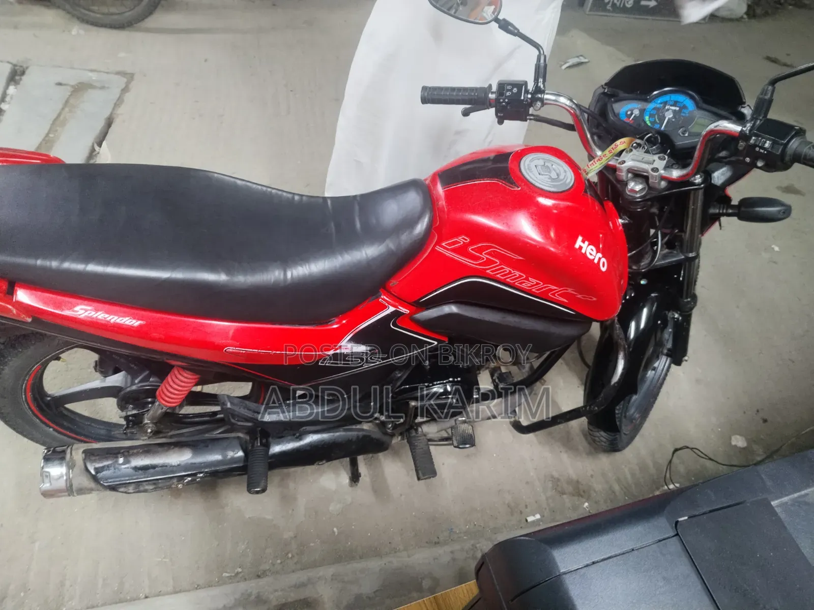 Hero Splendor iSmart 2017 Red