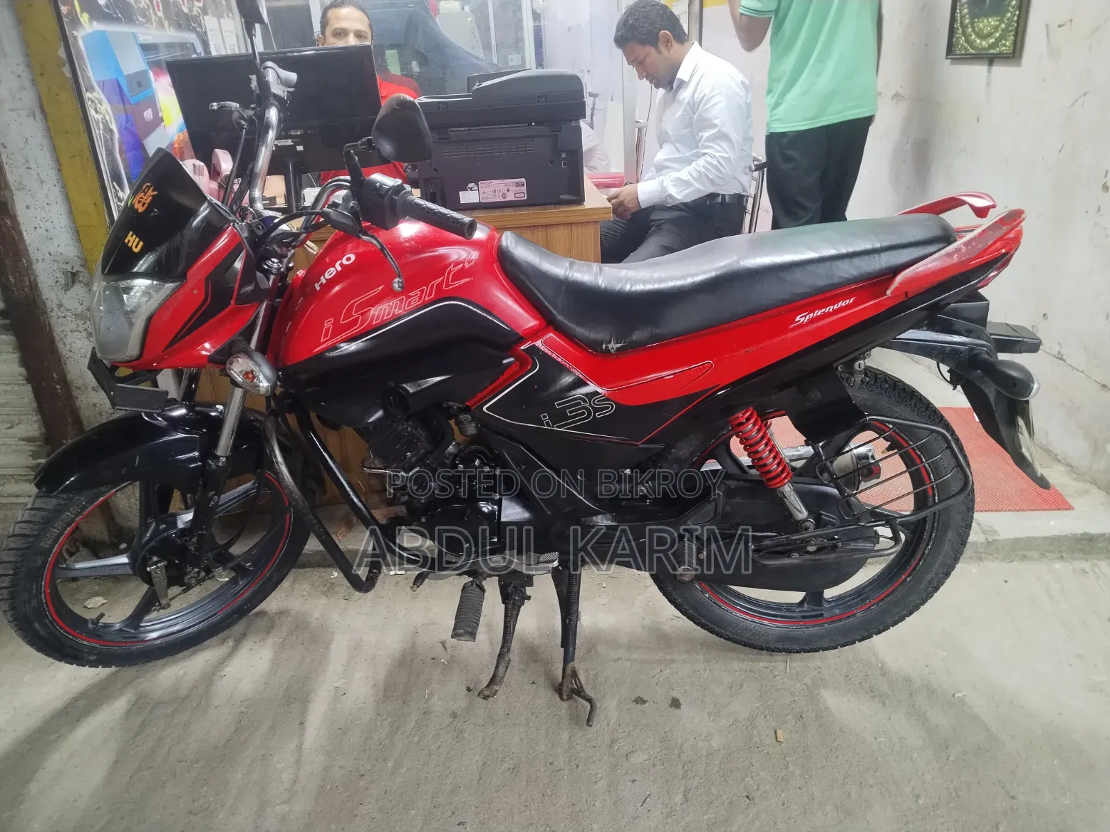 Hero Splendor iSmart 2017 Red