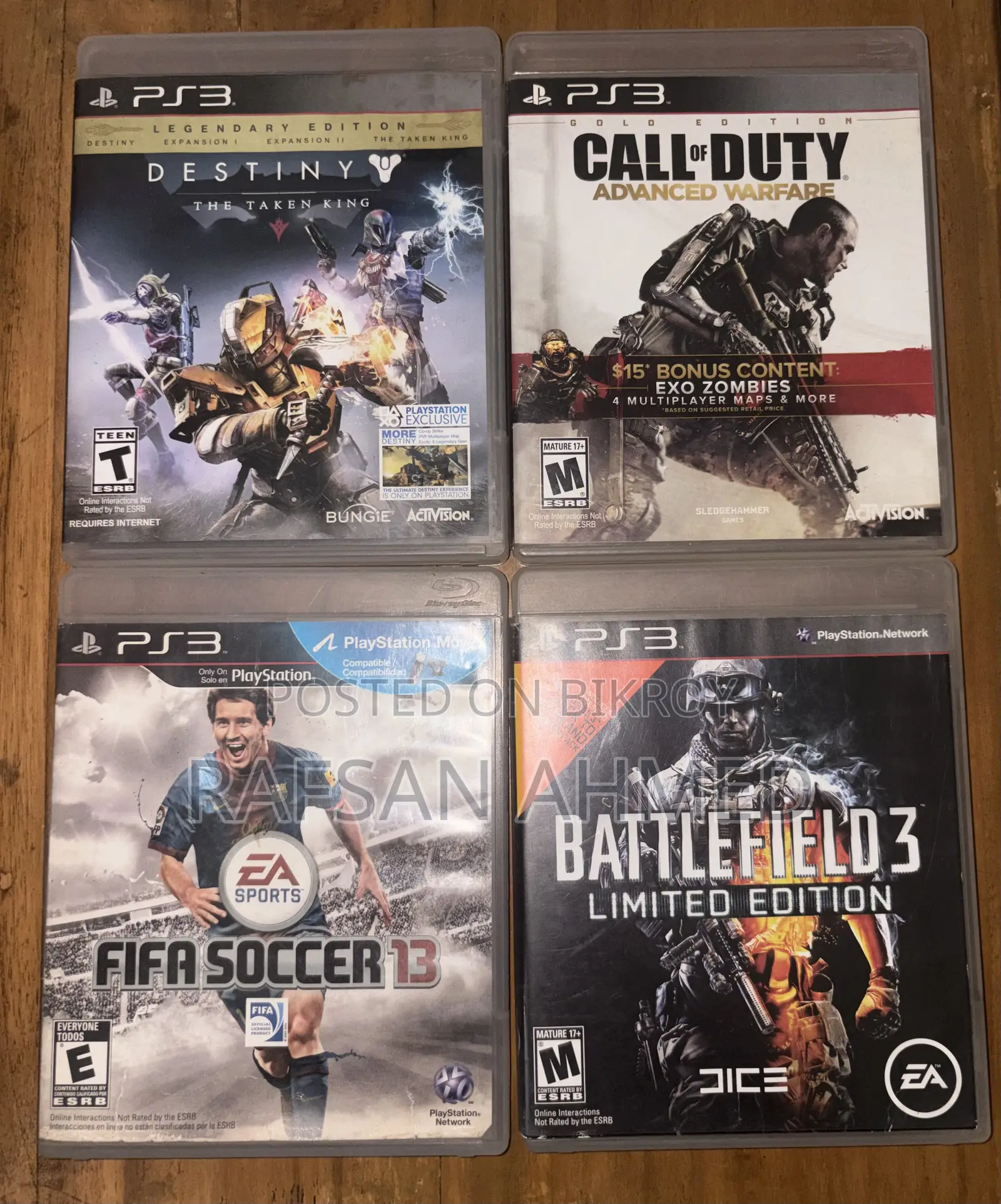 PS3 Game Discs