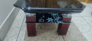 Black Glass Table