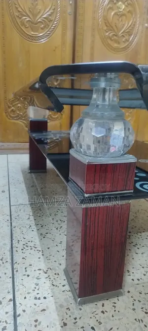 Black Glass Table