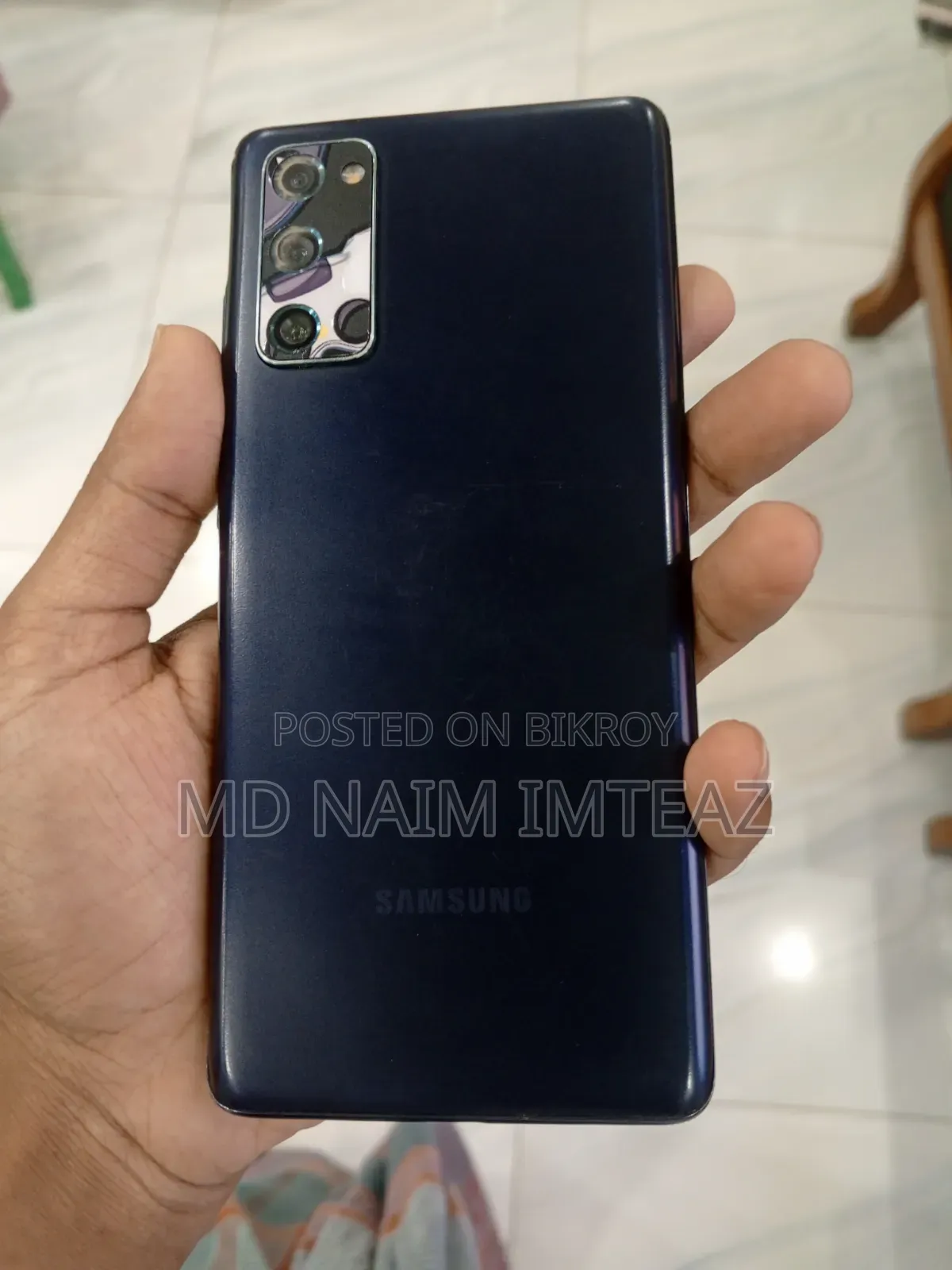 স্যামসাং গ্যালাক্সি এস২০ এফই ১২৮ জিবি ব্লু