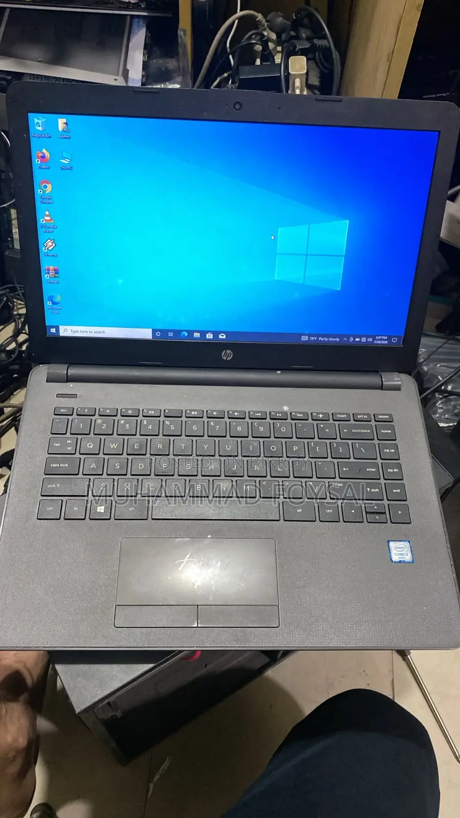 Laptop HP 15S 4GB Intel Core i3 HDD 256GB