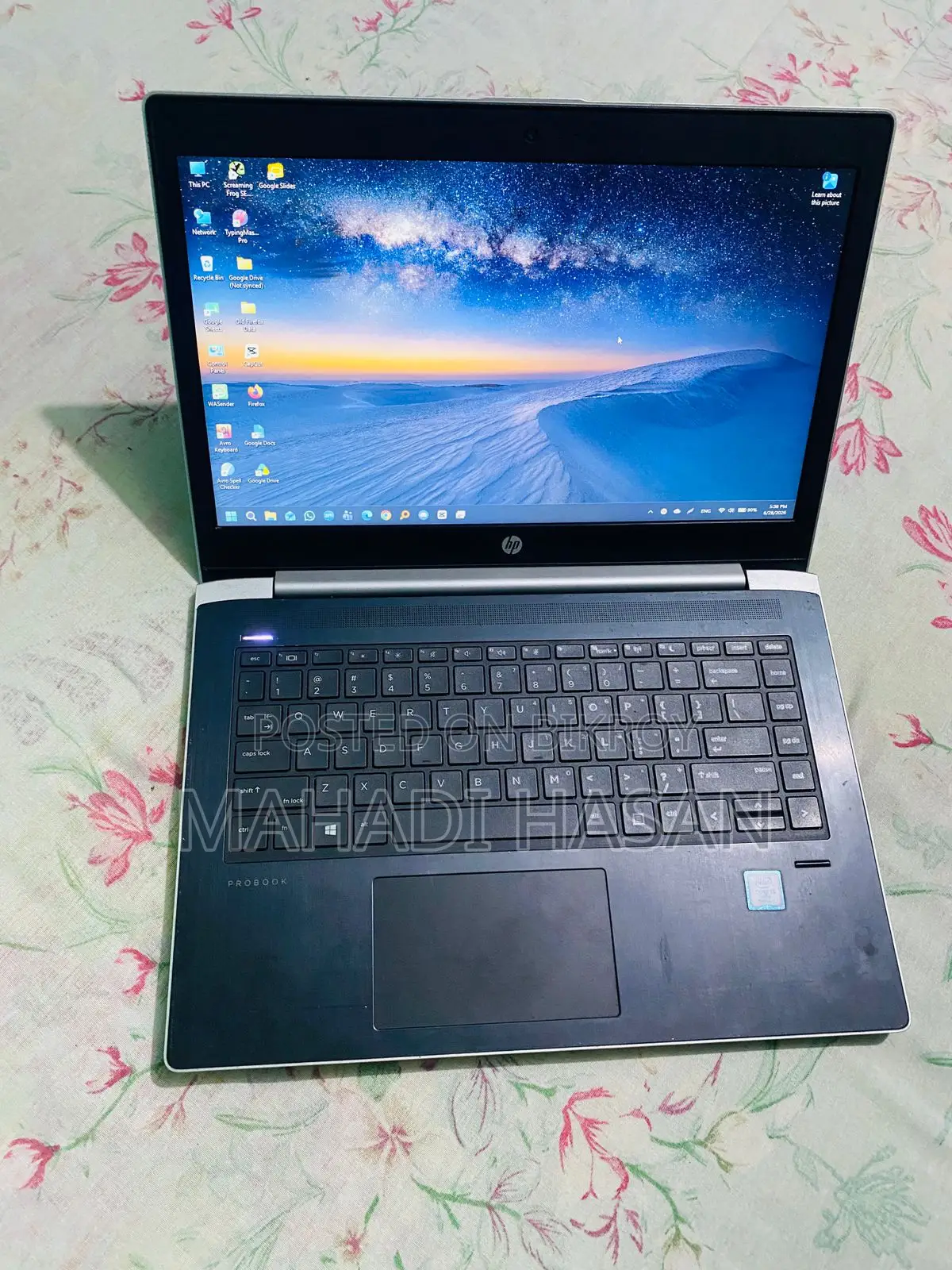 ল্যাপটপ HP ProBook 440 G5 8GB Intel Core I5 SSD 256GB