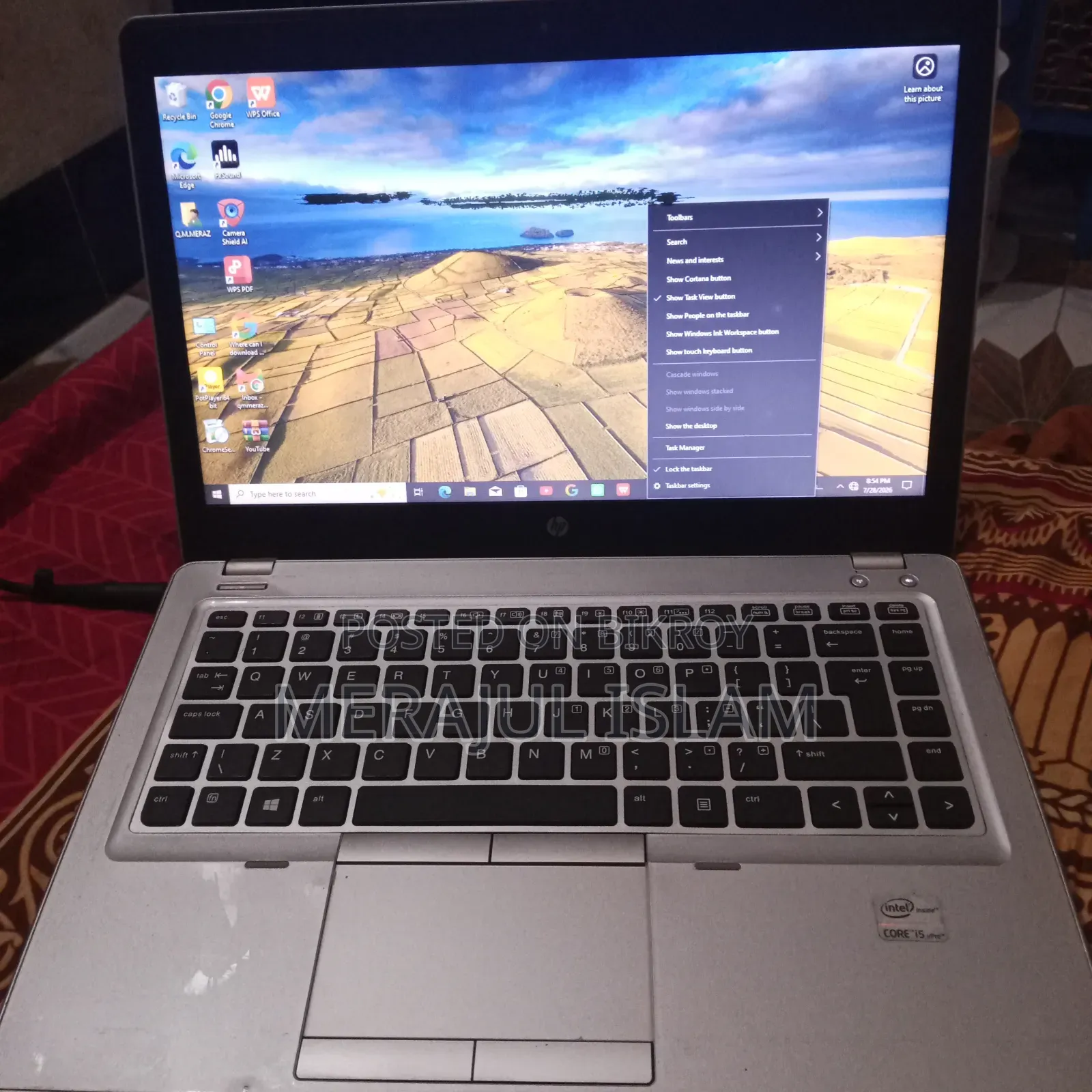 Laptop HP 15S 4GB Intel Core i5 eMMC 16 GB