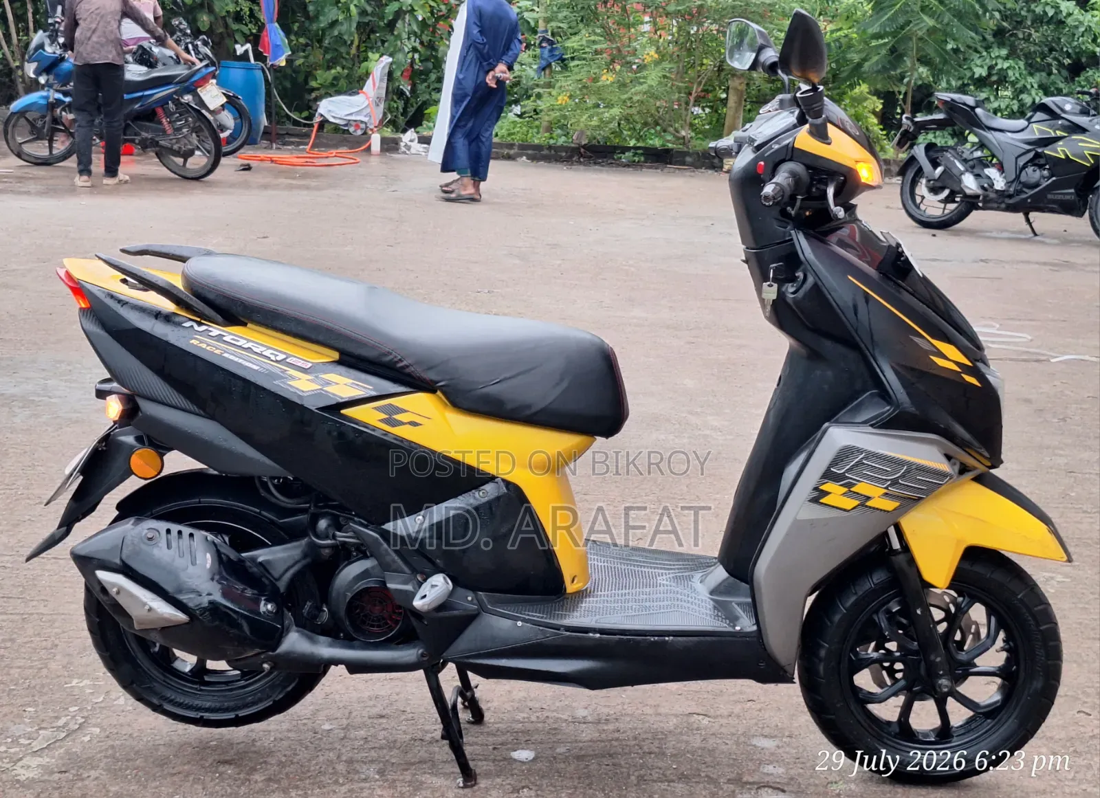 TVS Ntorq 125 2022 Yellow