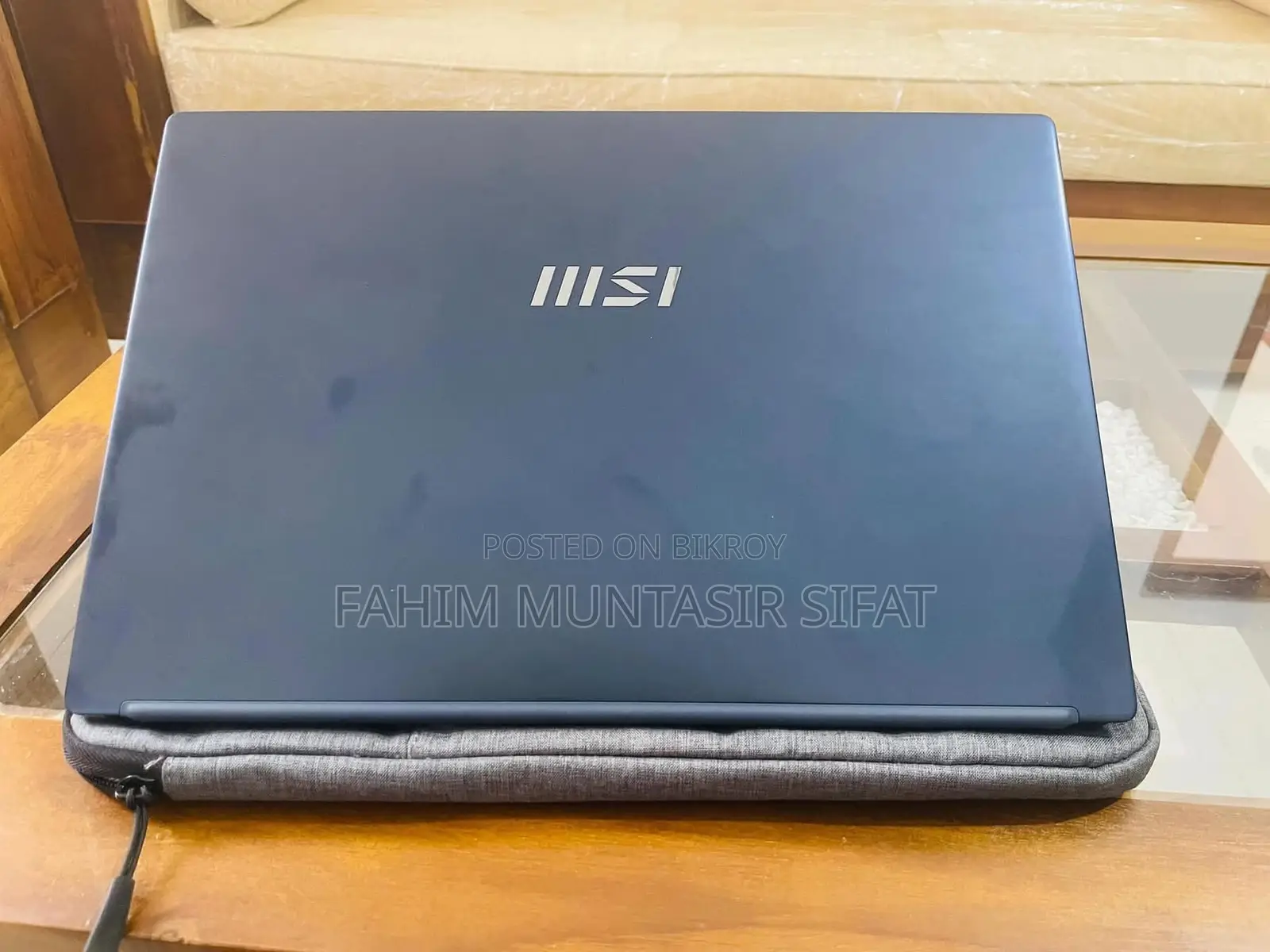 ল্যাপটপ এমএসআই ৮জিবি এএমডি রাইজেন ৭ এসএসডি ৫১২জিবি