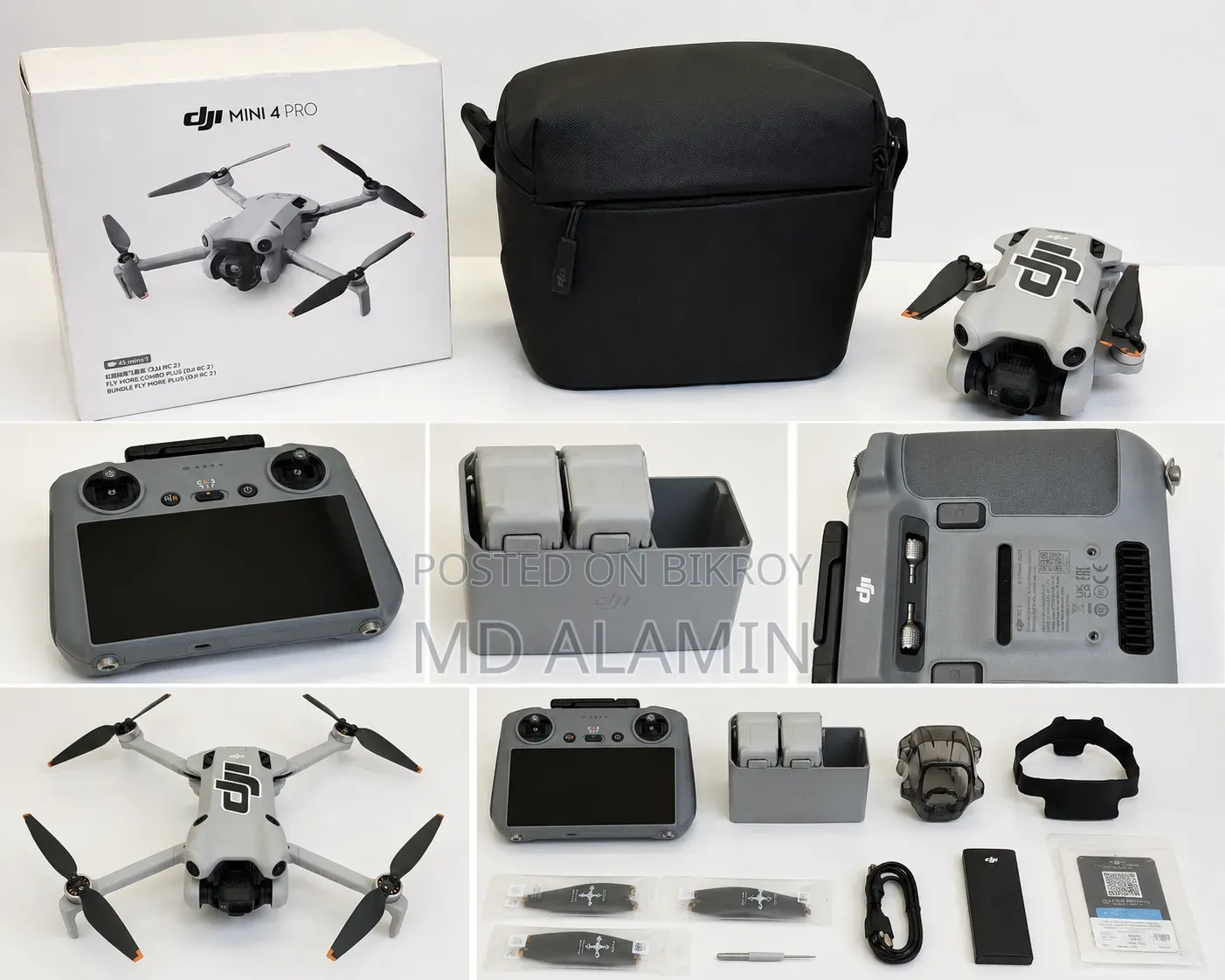DJI Mini 4 Pro Fly More Combo Plus With RC 2 Remote (Used)
