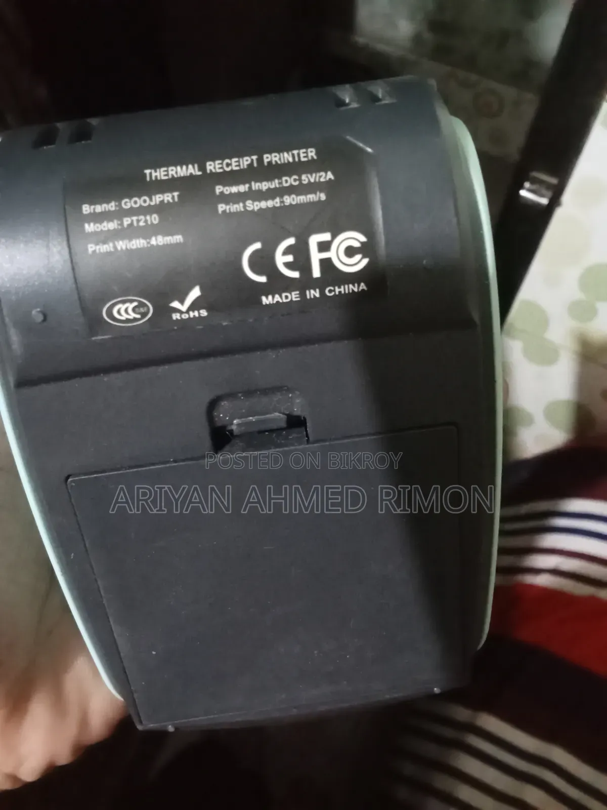 Thermal Receipt Printer, Nadra-Pt-210-Range
