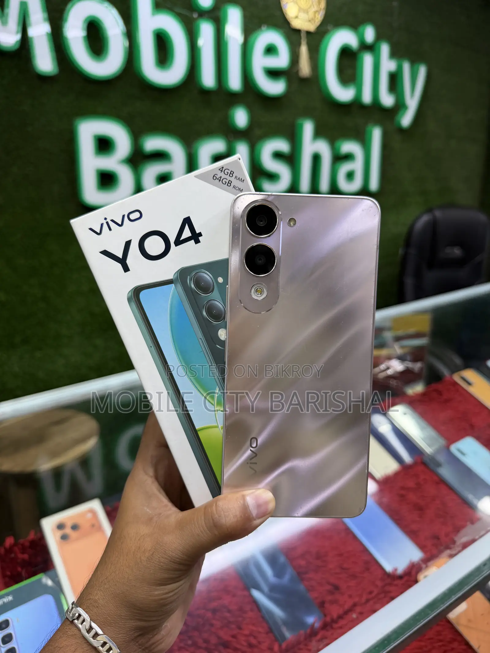 ভিভো ওয়াই০৪ ৬৪ জিবি সিলভার