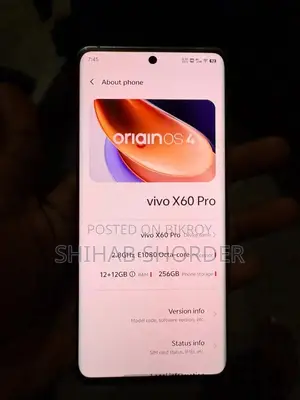 New Vivo X60 Pro 256 GB Silver
