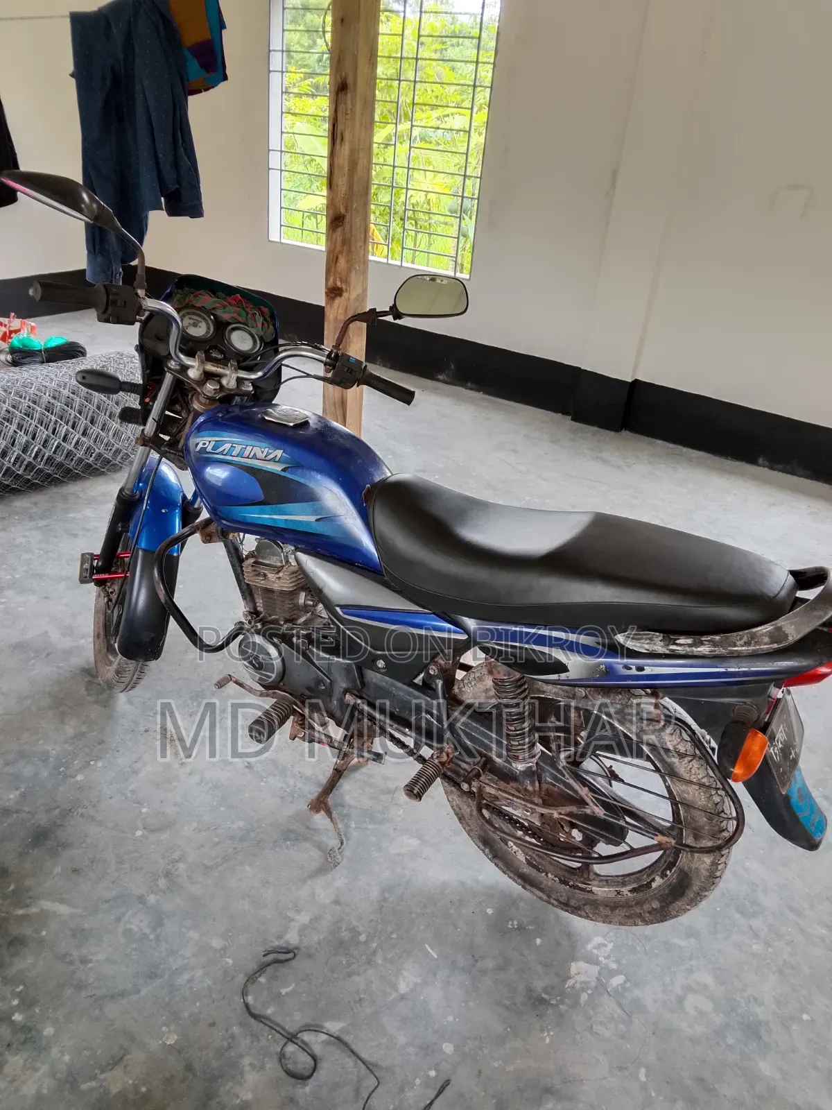 Bajaj Platina 100 2014 Blue