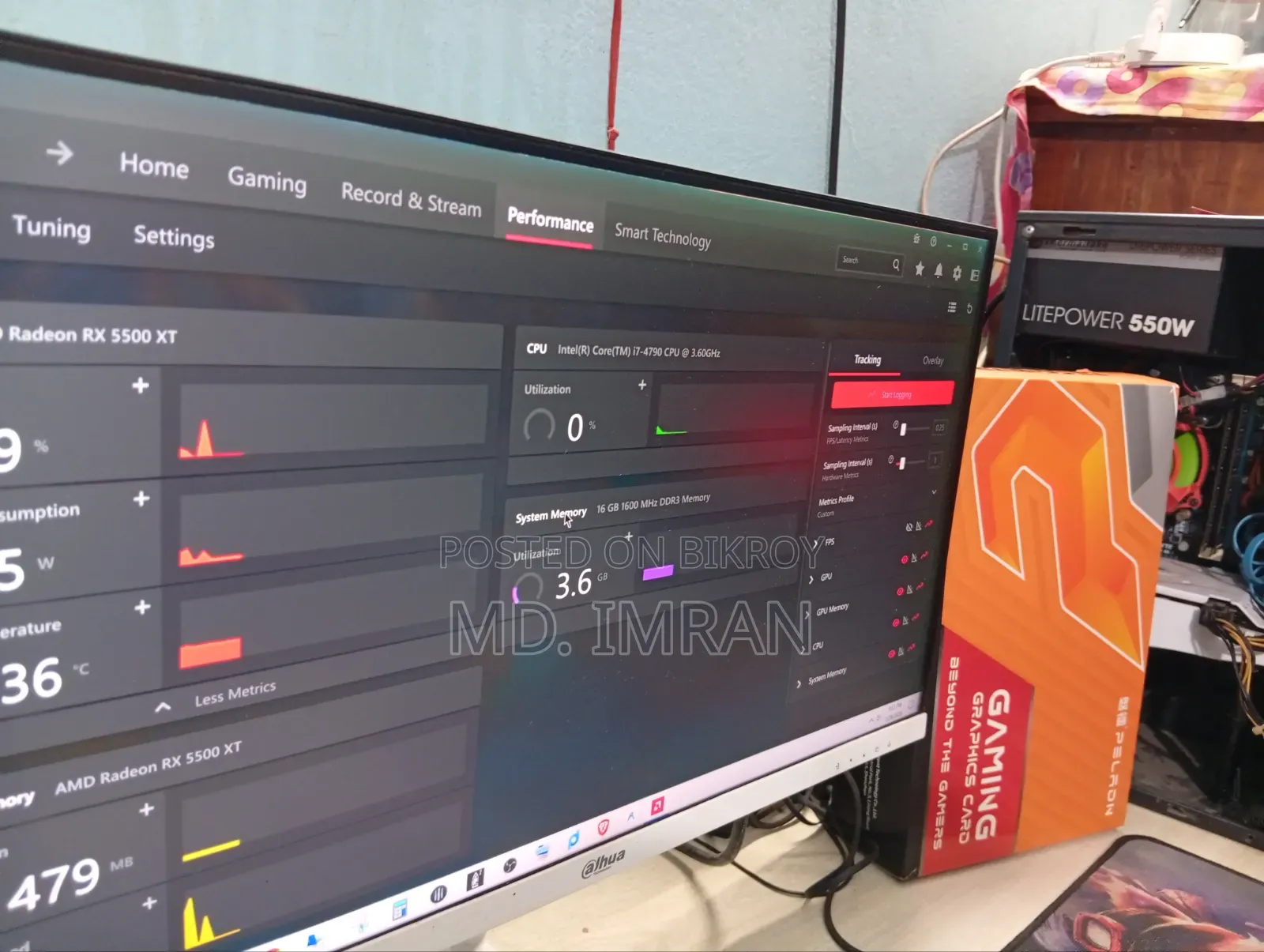 Rx 5500xt 8gb Gpu