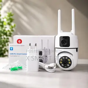 New V380 Mini Industrial Lens Camera PTZ 4MP HD Smart Home WiFi Security