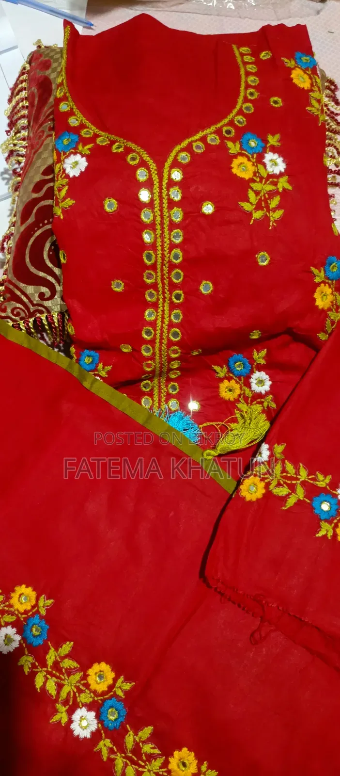 Exclusive Handwork Three-Piece