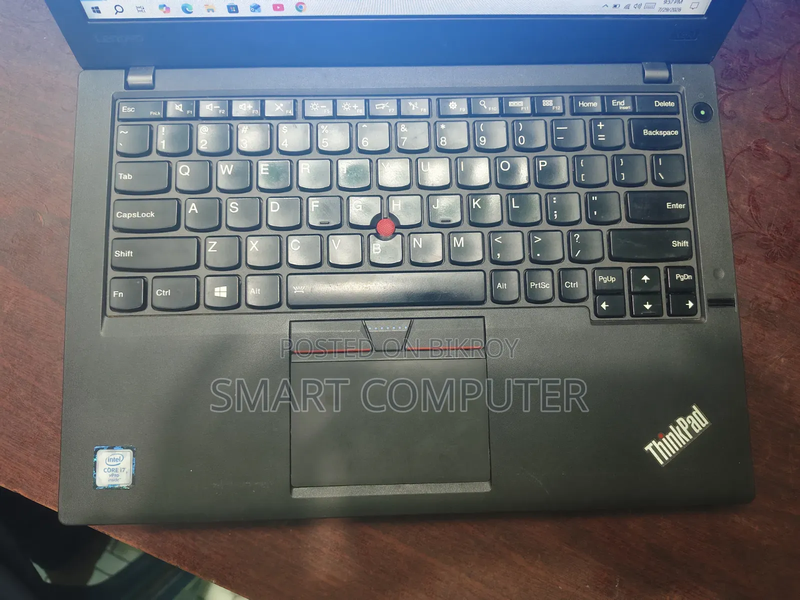 ল্যাপটপ Lenovo ThinkPad X260 ৮জিবি ইন্টেল কোর আই৭ এসএসডি ১২৮জিবি