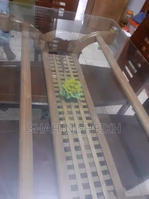 ৬ চেয়ার ডাইনিং টেবিল