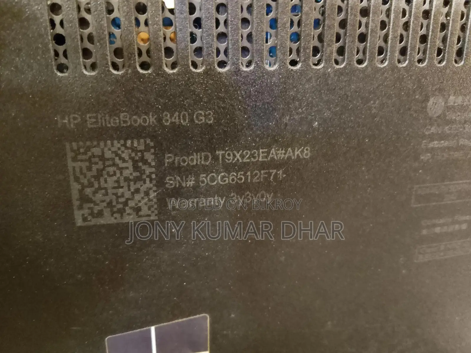 Laptop HP EliteBook 840 G3 8GB Intel Core i7 SSD 256GB