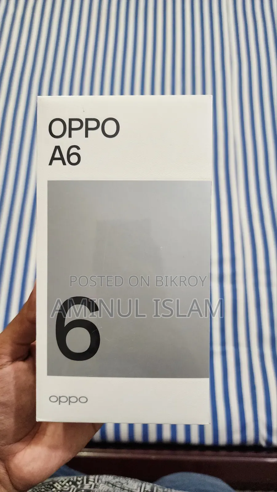 New Oppo A6 256 GB Blue