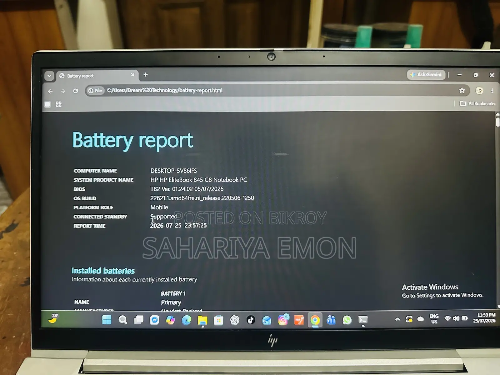 Laptop HP Elitebook 840 G8 16GB AMD Ryzen 5 SSD 512GB