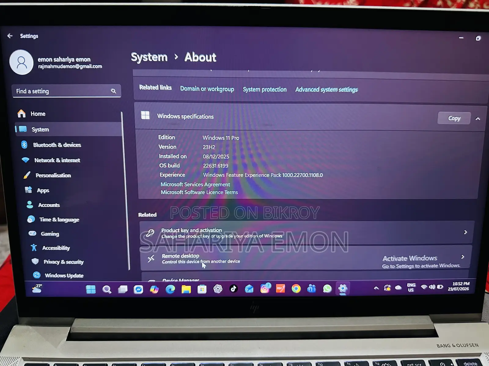 Laptop HP Elitebook 840 G8 16GB AMD Ryzen 5 SSD 512GB