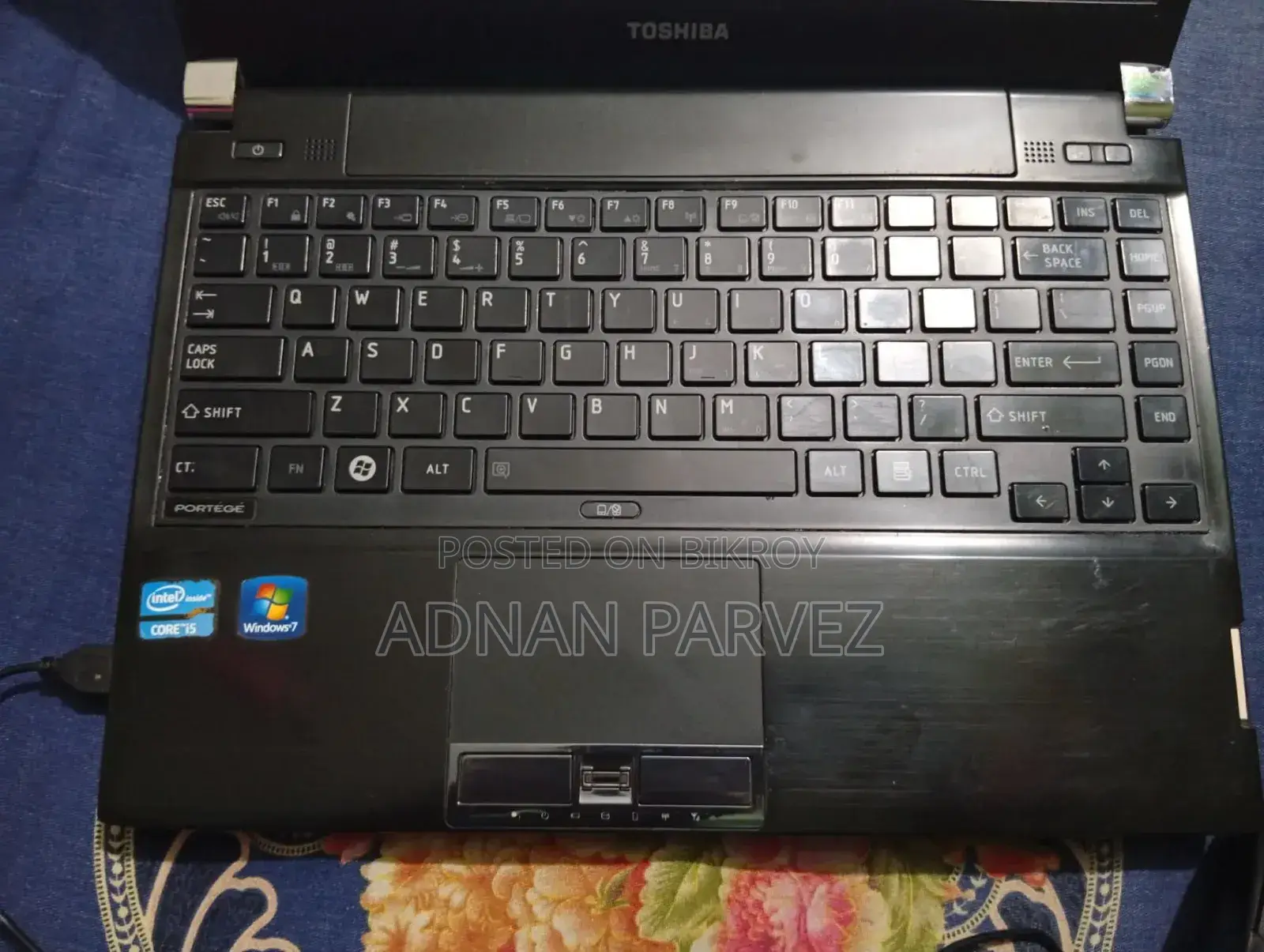 Laptop Toshiba Portege R830 4GB Intel Core I5 HDD 350GB