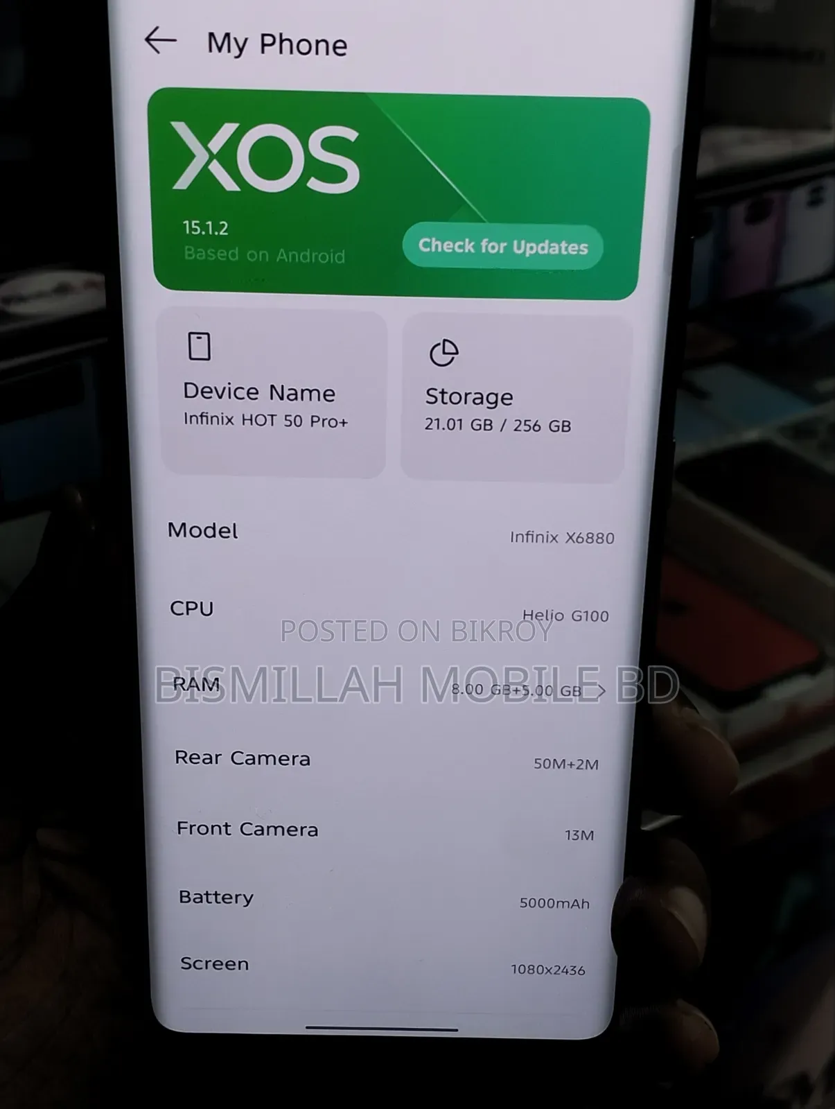 Infinix Hot 50 Pro+ 4G 256 GB
