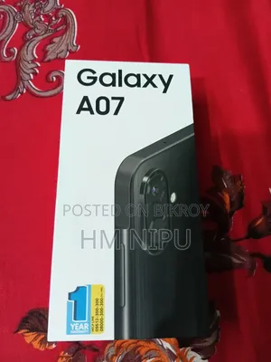 স্যামসাং গ্যালাক্সি এ০৭ ৫জি ১২৮ জিবি ব্ল্যাক