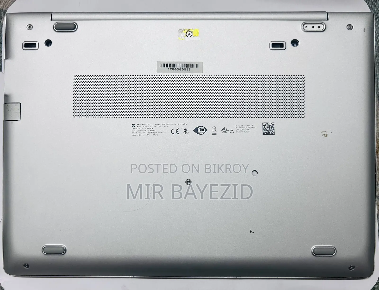 Laptop HP EliteBook 840 G6 8GB Intel Core i5 SSD 256GB