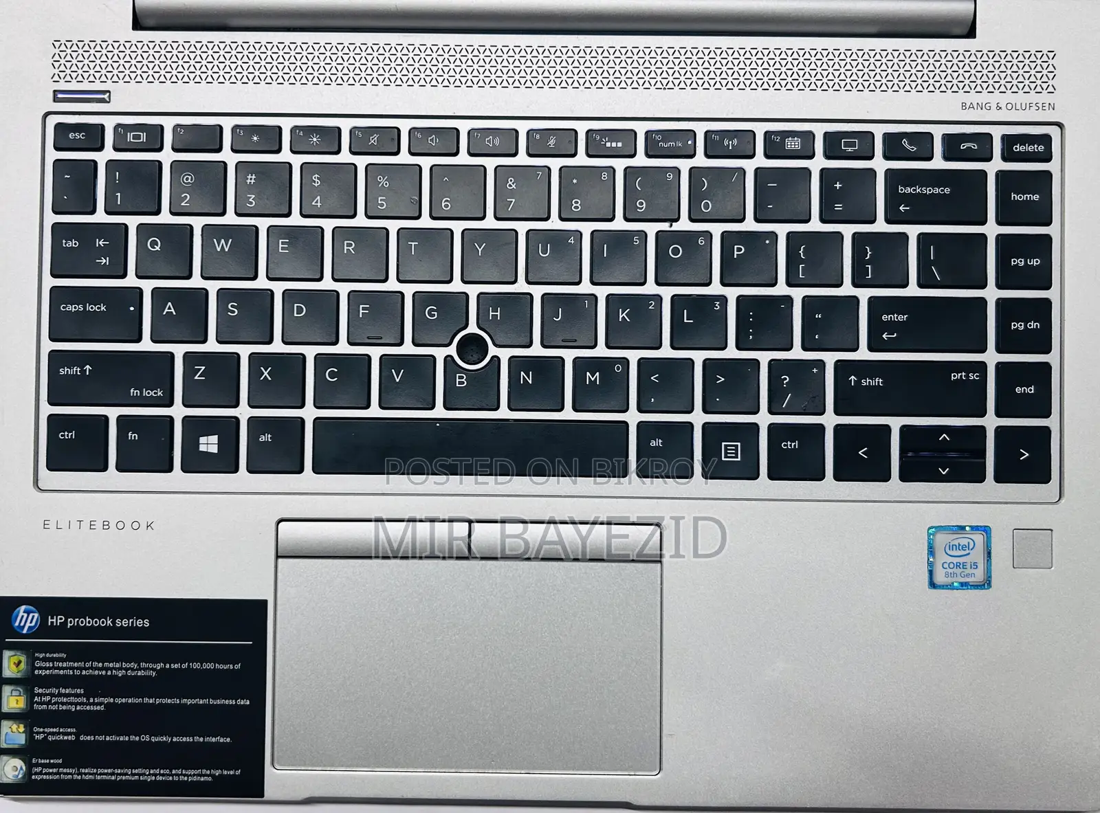 Laptop HP EliteBook 840 G6 8GB Intel Core i5 SSD 256GB