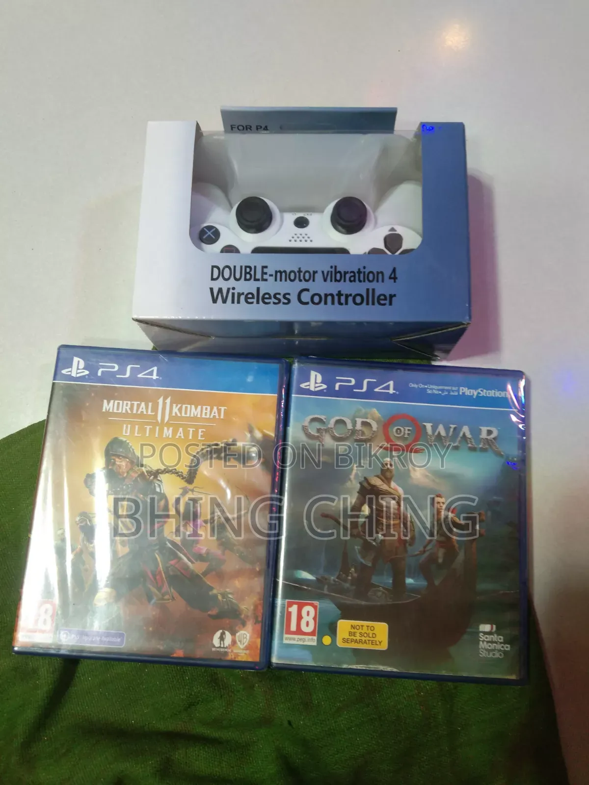 PS4 Slim and Games Combo
