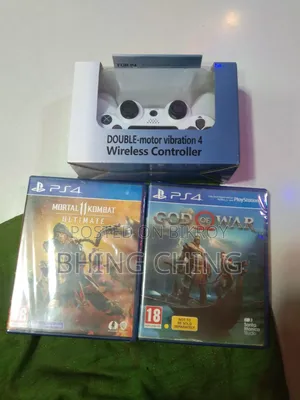 PS4 Slim and Games Combo