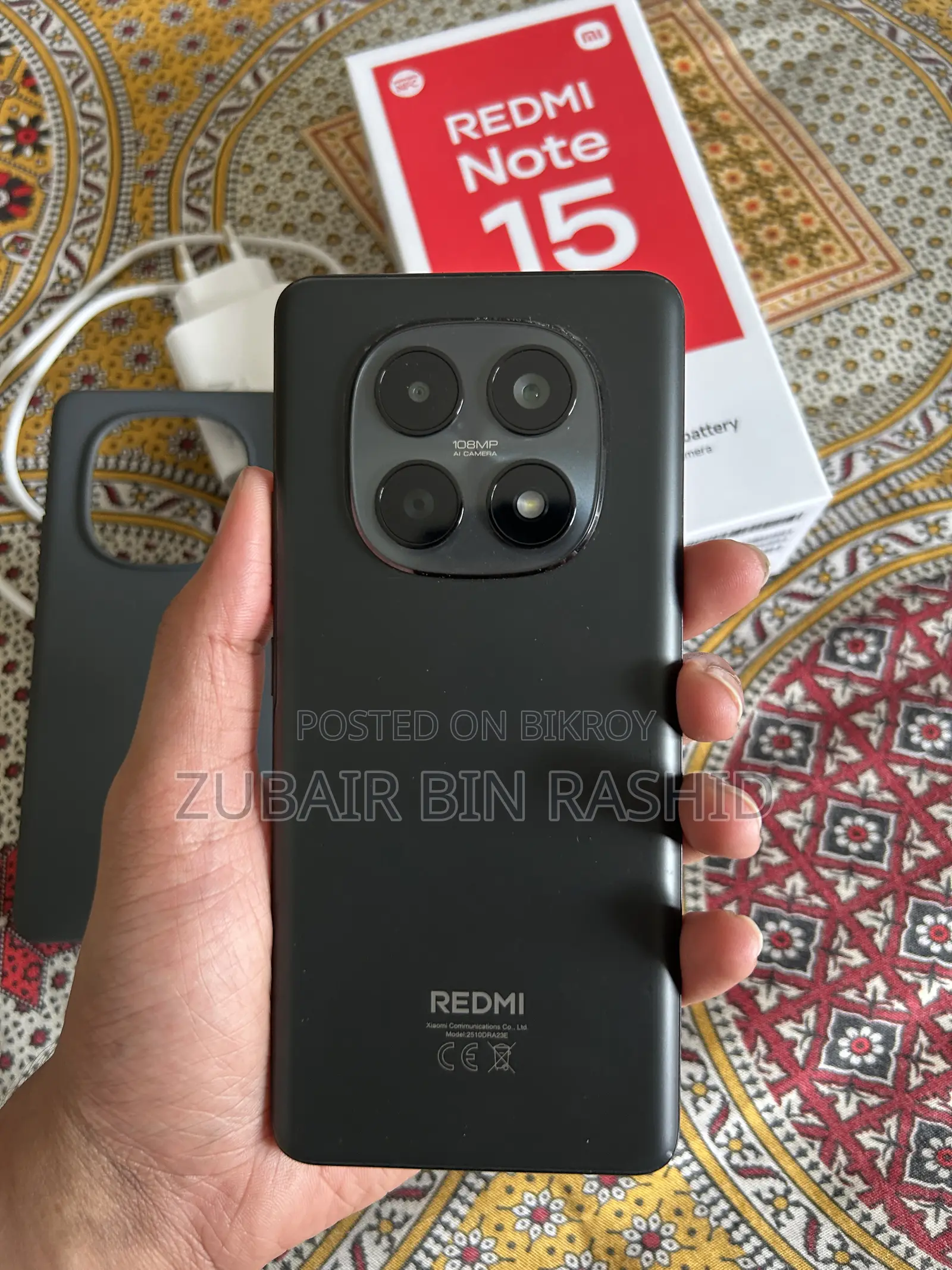 নতুন শাওমি রেডমি নোট ১৫ ১২৮ জিবি ব্ল্যাক