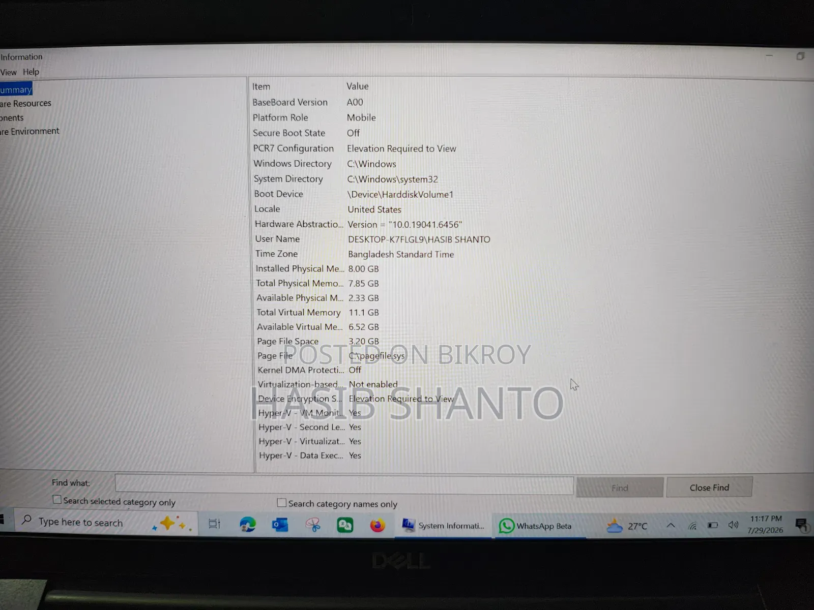 Laptop Dell Latitude 7380 8GB Intel Core I5 SSD 512GB