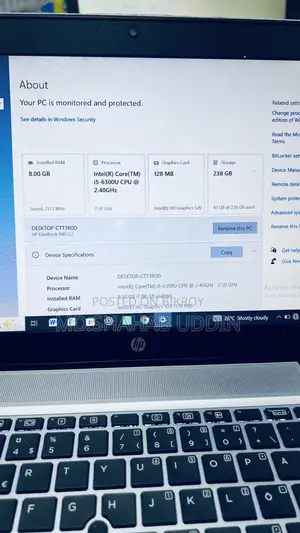 Laptop HP EliteBook 840 G3 8GB Intel Core i5 SSD 256GB