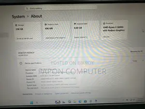 Desktop Computer 8GB AMD Ryzen 5 SSD 256GB