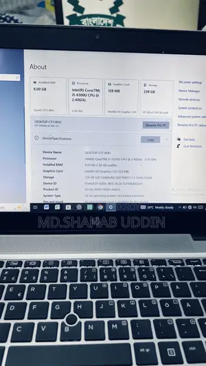 Laptop HP EliteBook 840 G3 8GB Intel Core i5 SSD 256GB