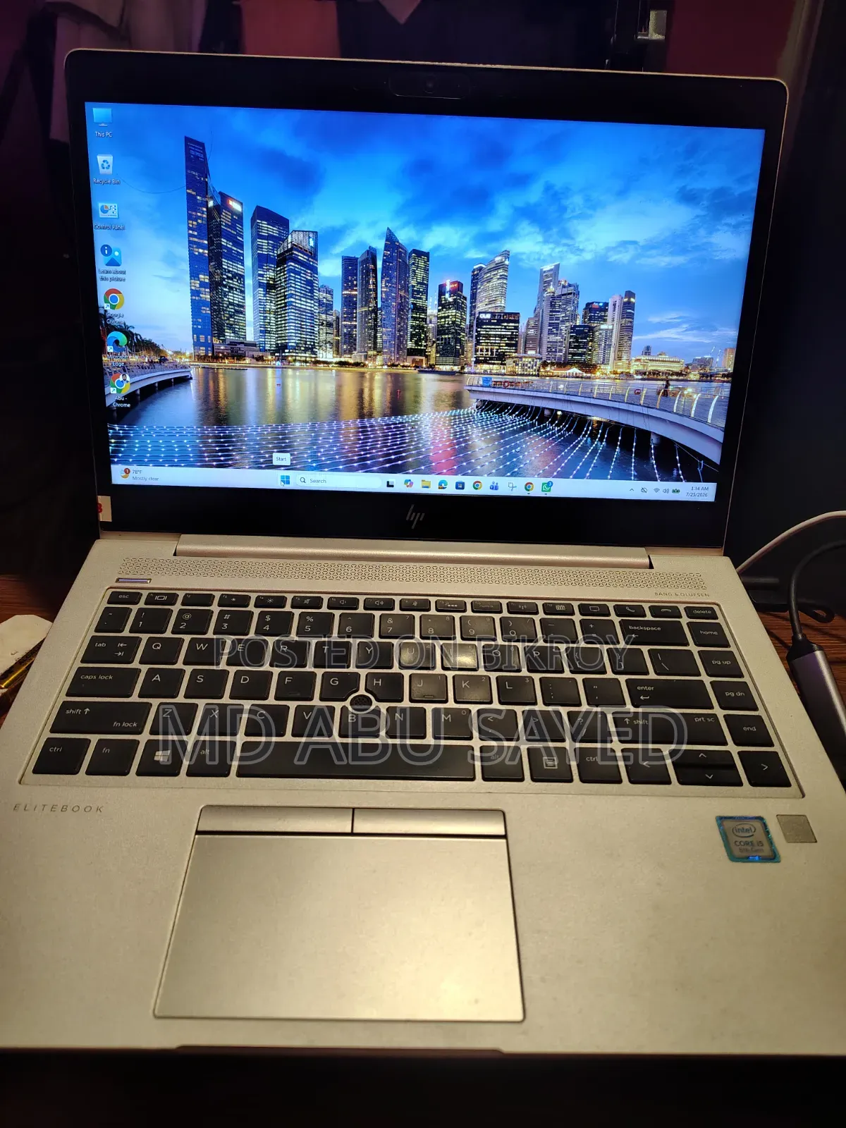 Laptop HP EliteBook 840 G6 8GB Intel Core i5 SSD 256GB