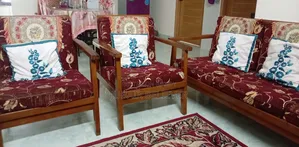 5 Seater Teak Wood Sofa