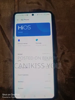 Tecno Camon 20 Pro 256 GB Black