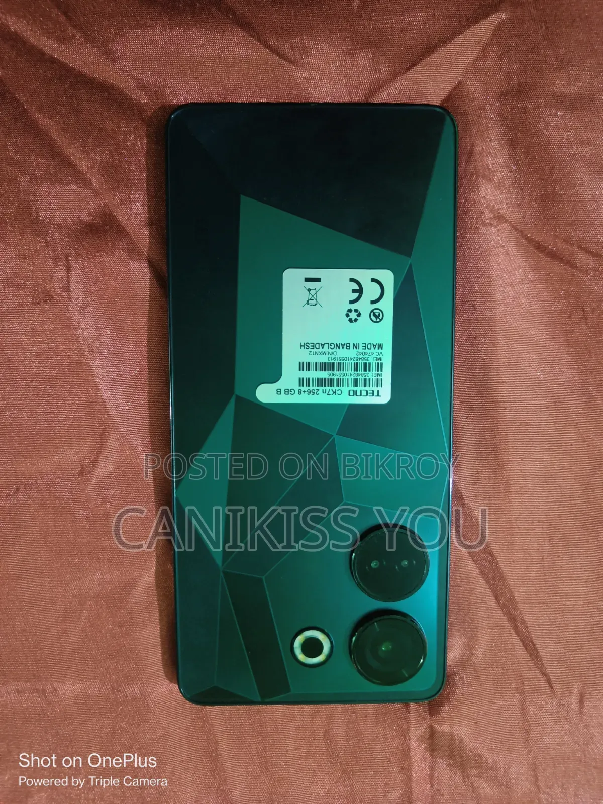 টেকনো ক্যামন ২০ প্রো ২৫৬ জিবি ব্ল্যাক