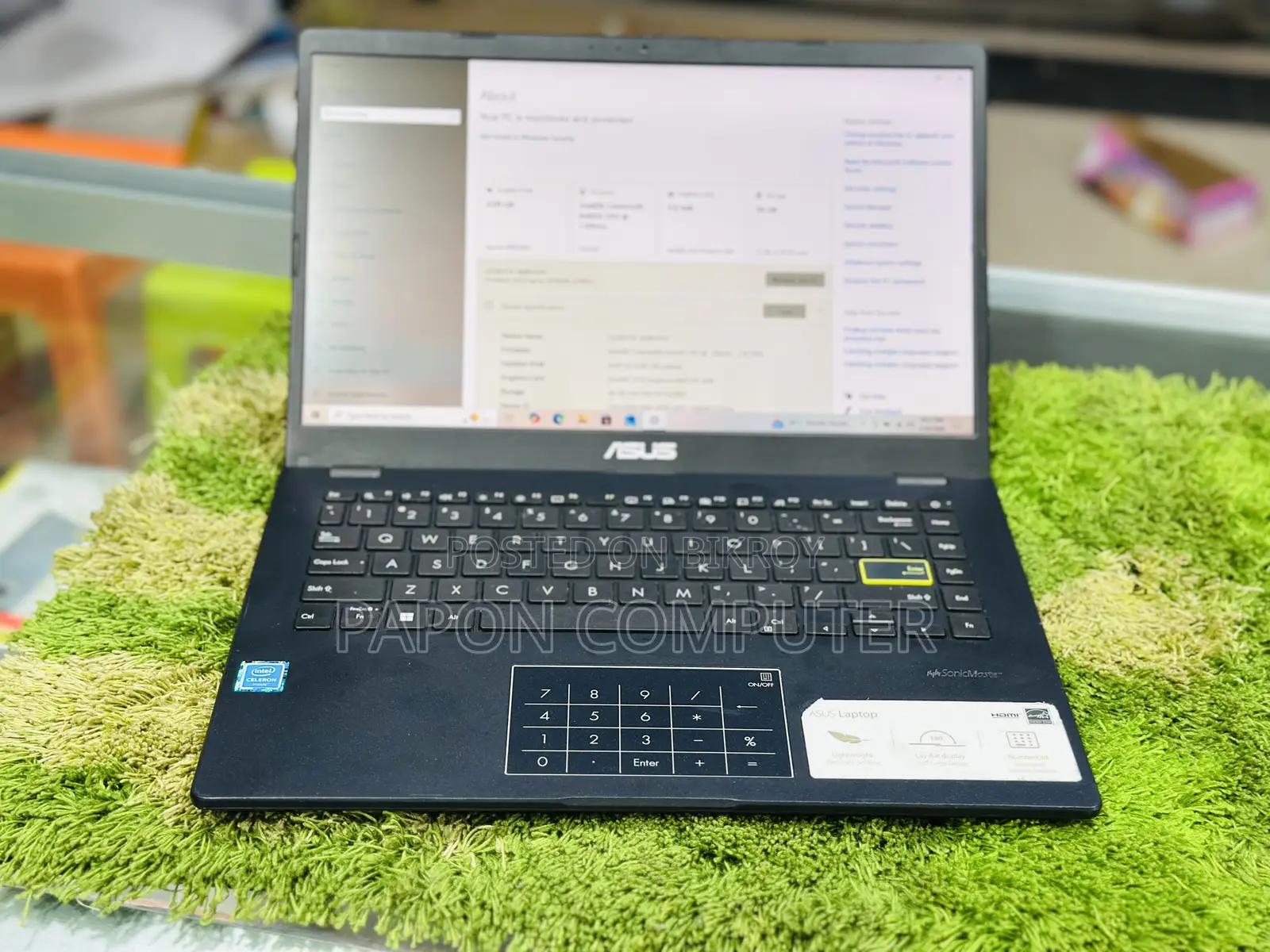 Laptop Asus Vivobook E410M 4GB Intel Pentium SSD 60GB